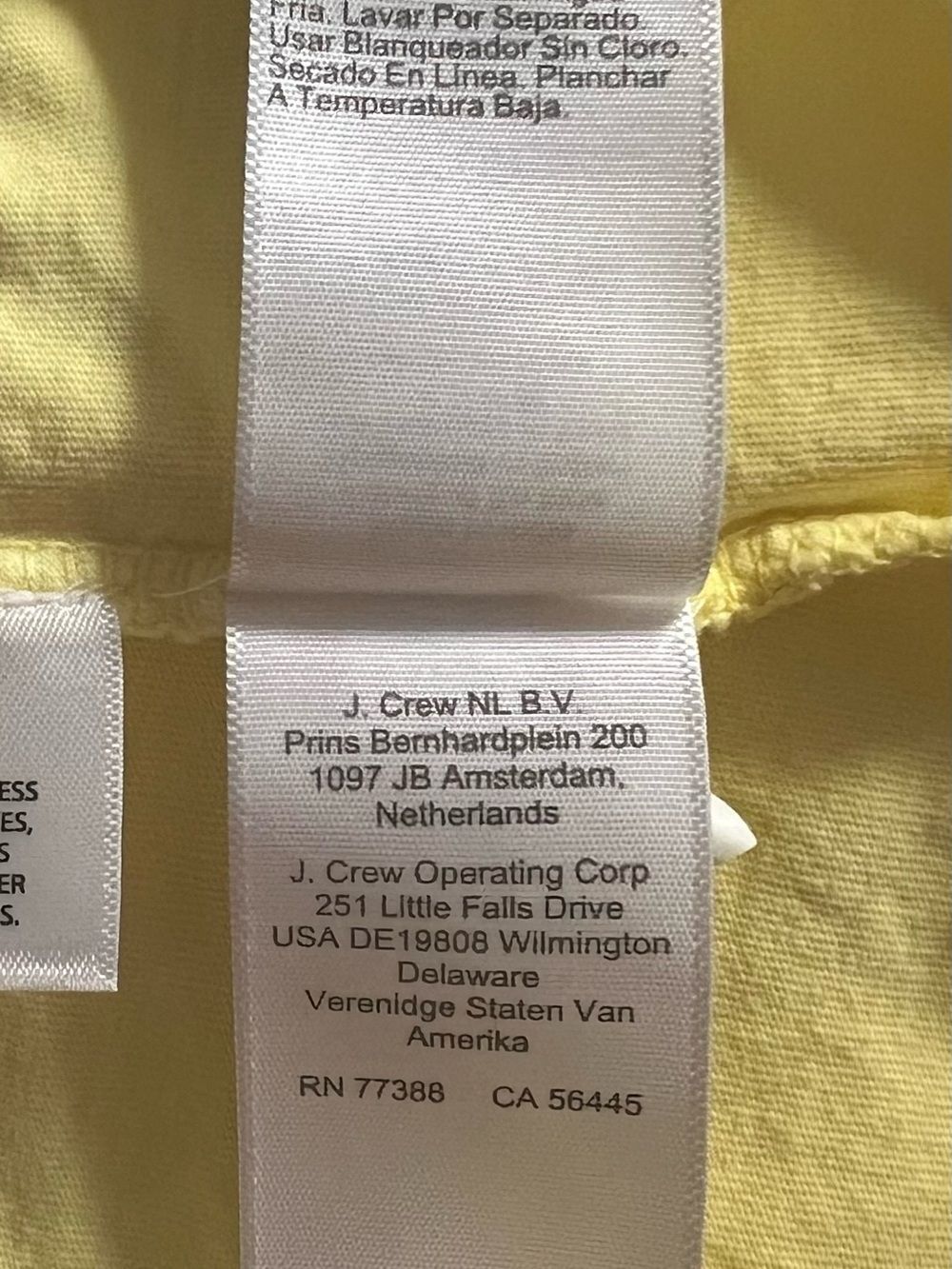 J.Crew Collector Tee Womens M Yellow Ombre Dip Dye Crew Neck T-Shirt - Picture 5 of 5